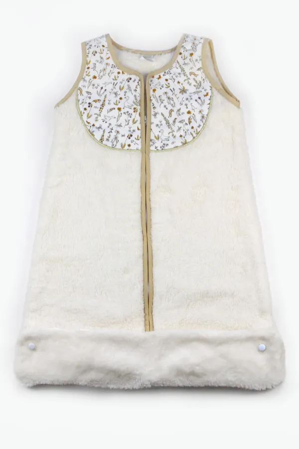 Gigoteuse Liberty et polaire - Camille  taille 6 - 24 mois