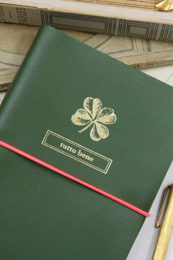 Carnet cuir - Le pocket - Agave