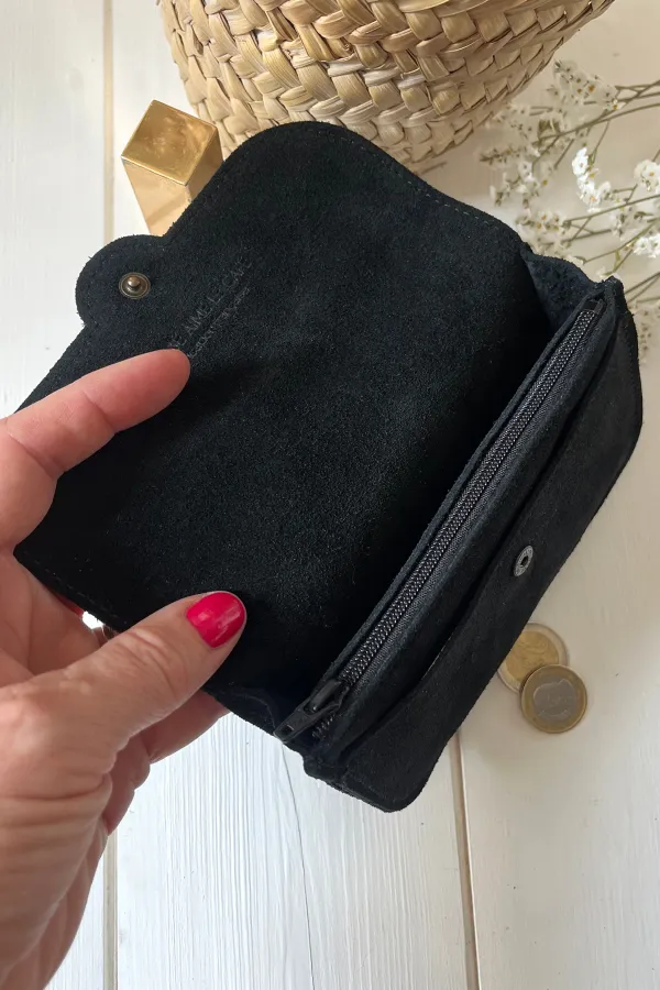 Portefeuille femme - Pipa - Croco noir