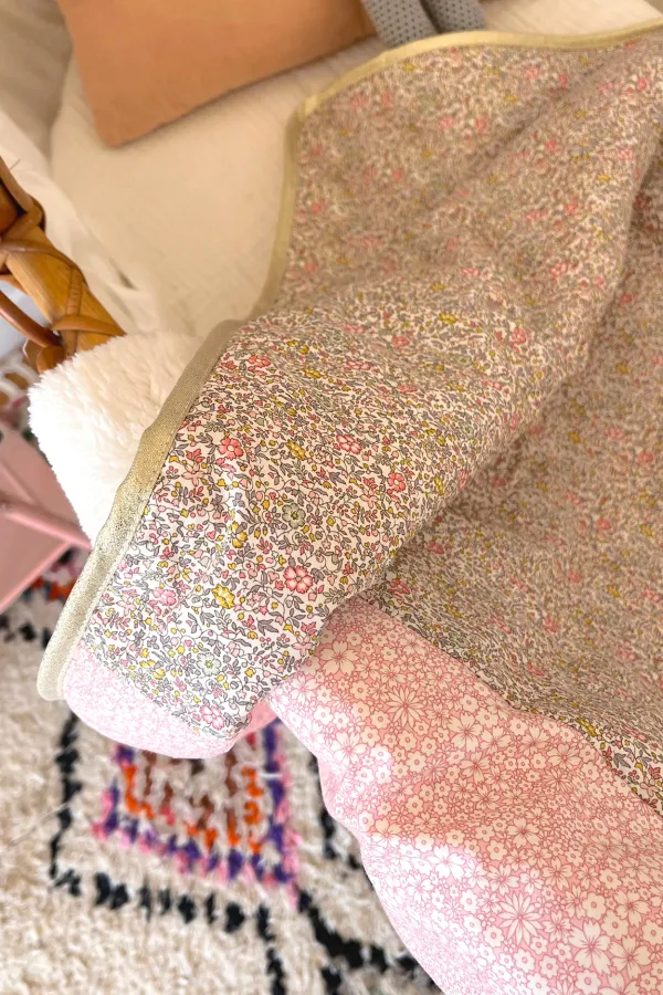 Couverture polaire & Liberty - Juliette