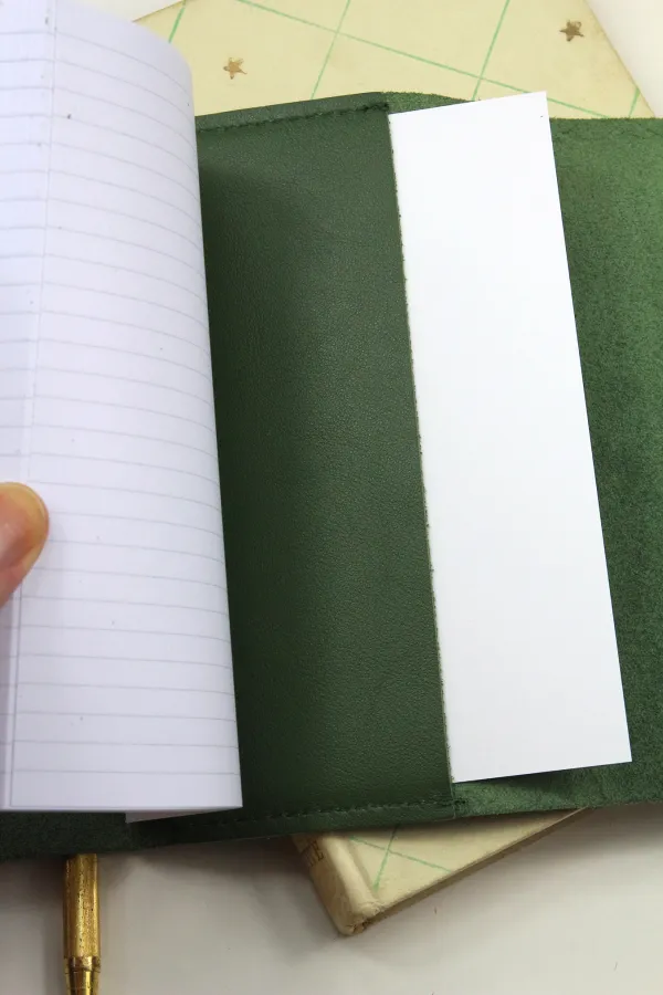 Carnet cuir - Le pocket - Agave