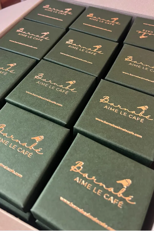 Bijou brodé - Oiseau cyclamen& lilas