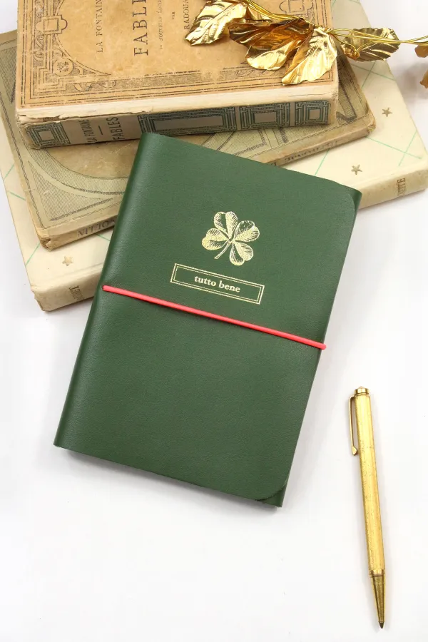 Carnet cuir - Le pocket - Agave