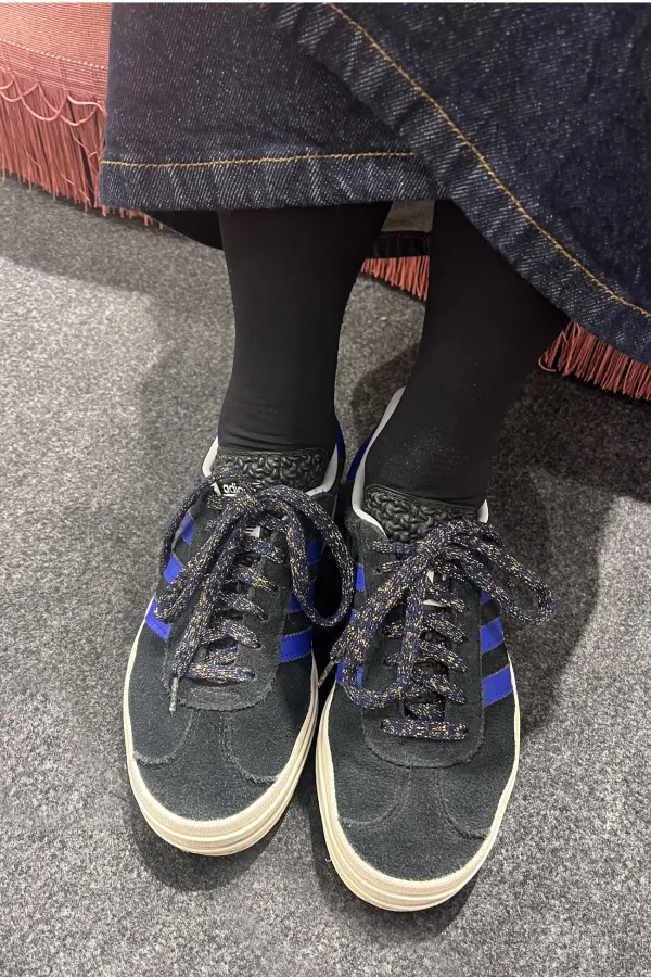 Lacets de chaussures lurex - Night blue