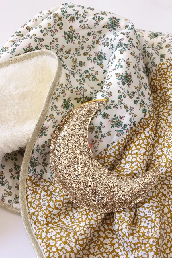Couverture polaire & Liberty - Lison