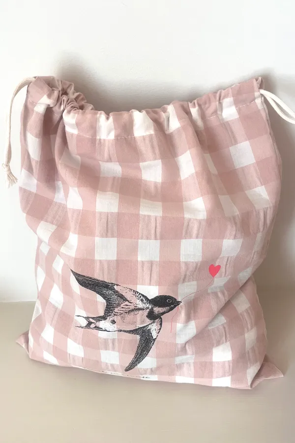 L'irrésistible pochon - Macaron - Hirondelle