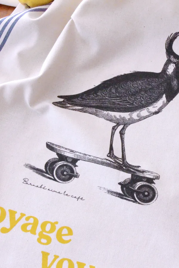 TORCHON DE CUISINE SÉRIGRAPHIÉ - Sérigraphie - Voyage