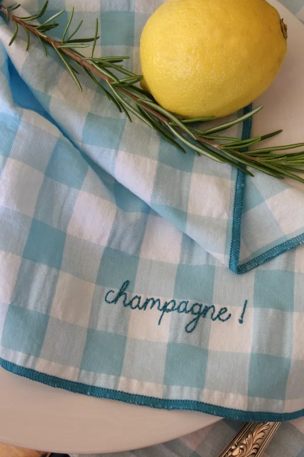 Serviette de Table Lagon - Champagne