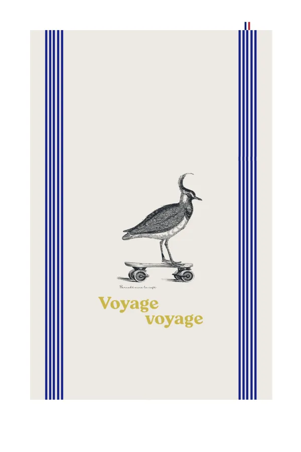 TORCHON DE CUISINE SÉRIGRAPHIÉ - Sérigraphie - Voyage