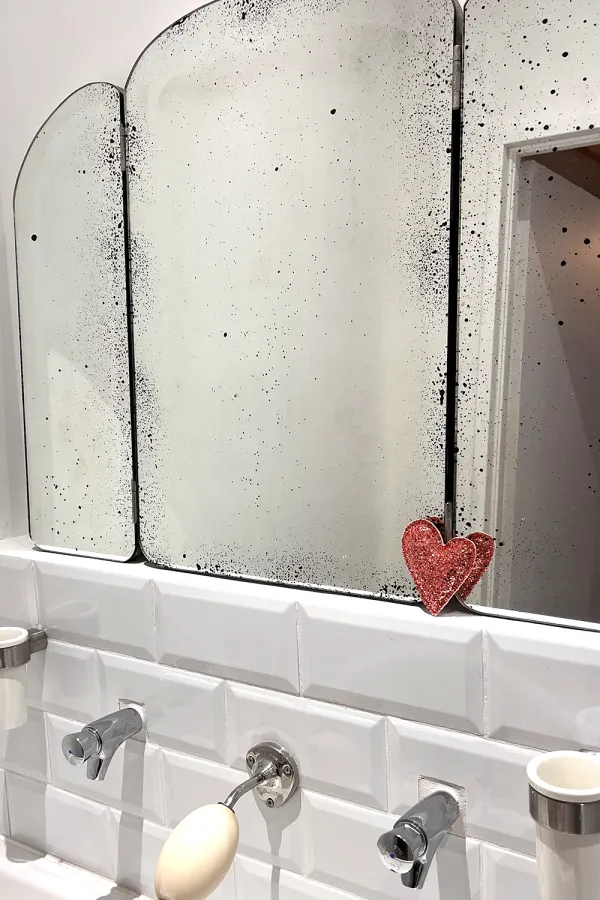 Déco  paillettes - Coeur rose