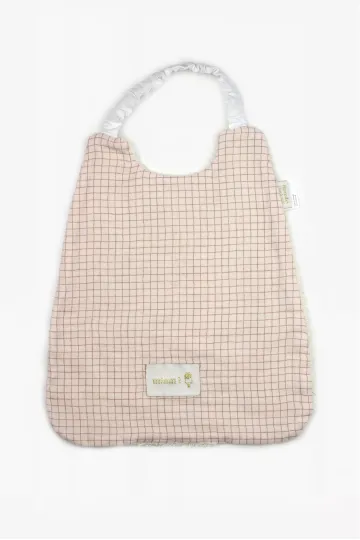 Serviette élastique vichy - Lait de coco