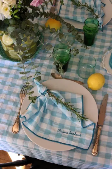 Serviette de Table Lagon - Maison bonheur