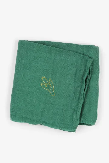 Lange bébé brodé - Sapin