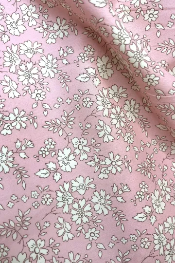 Coupons de tissu Liberty - Capel rose clair - 60 x 100 cm