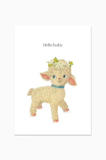 Carte postale - Hello Baby