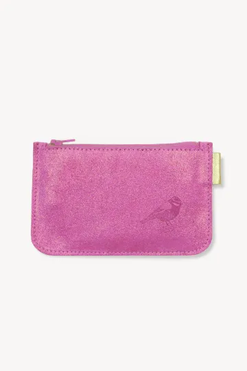 Porte monnaie pailleté - Framboise