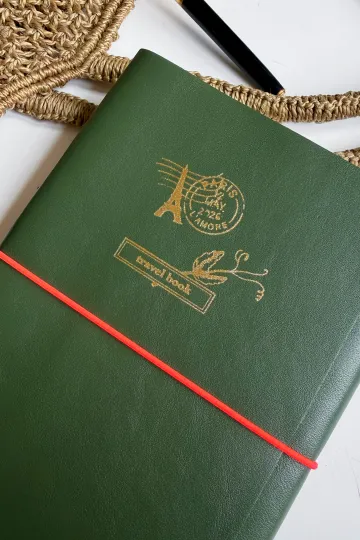 Carnet cuir - Le Notebook - Agave