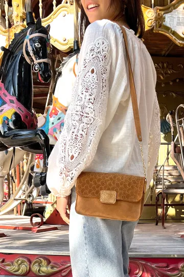 Sac Madeleine - Tressé Caramel