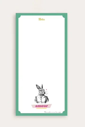 Bloc notes - LAPIN