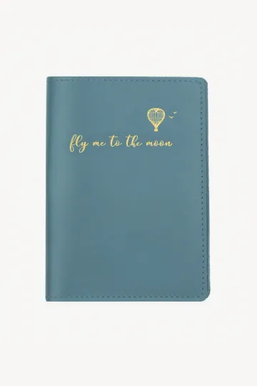 Etui Passeport cuir - Paolo Blue