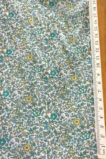 tissu Liberty au mètre - Katie and Milie - Vert Mint