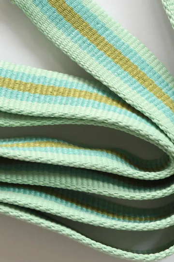 Sangle tressée x 3 m - Bleu - vert