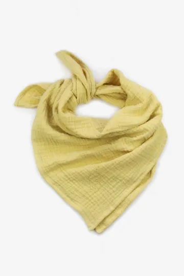 lange double gaze de coton broderie doré Barnabé aime le café