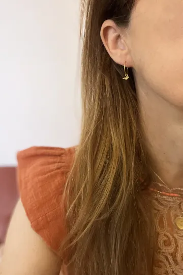 Collab Adorabili - Créoles Pampilles mésange