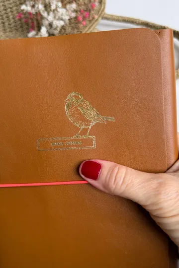 Carnet cuir - Le Notebook - Caramel