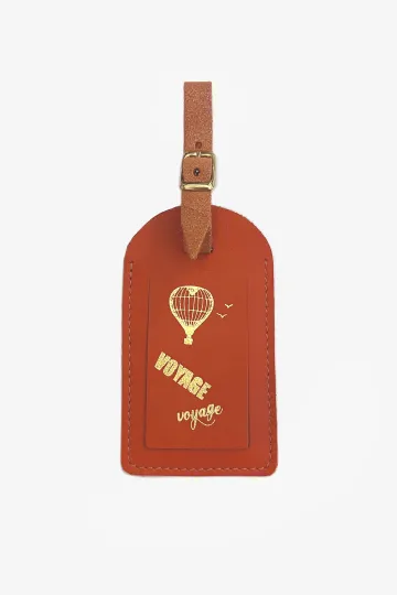 Etiquette bagage Voyage Voyage - Tomette