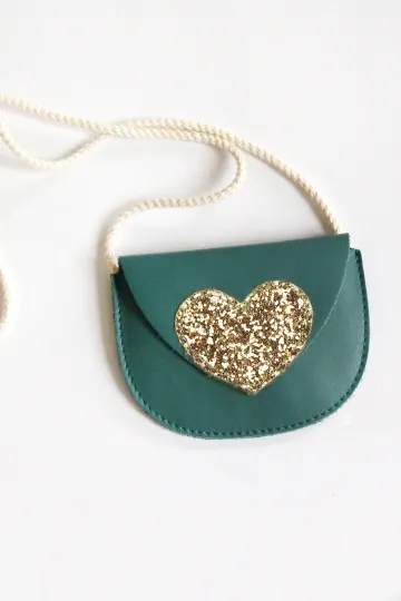 Sac cuir Sweet Love - Cyprès