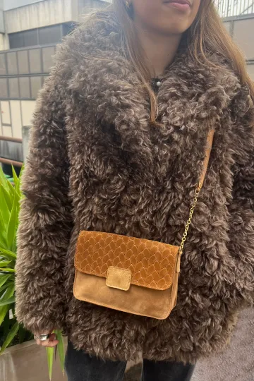 Sac Madeleine - Tressé Caramel