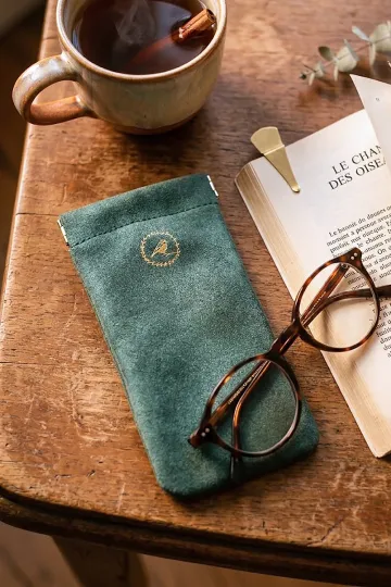 Etui lunettes - Epinard