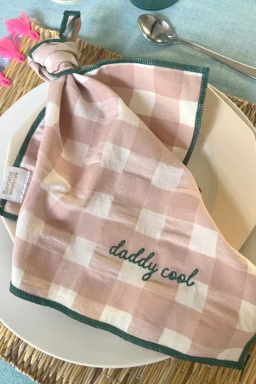 Serviette de Table macaron - Daddy cool