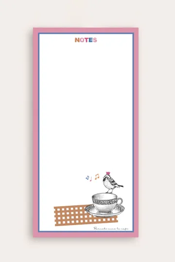 Bloc notes - Tasse café