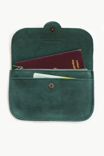 Portefeuille femme - Pipa - vert cyprès