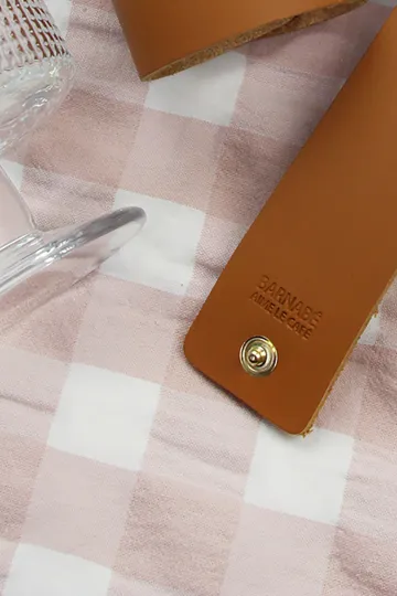 Rond de serviette en cuir - Maison bonheur