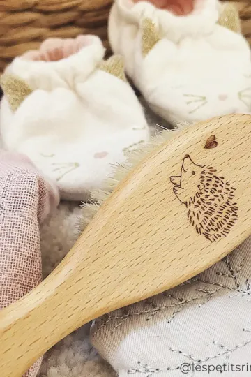 Brosse à cheveux bébé - Hérisson