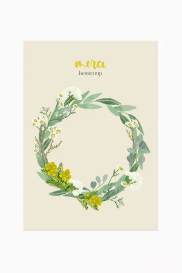 Carte postale - Merci beaucoup