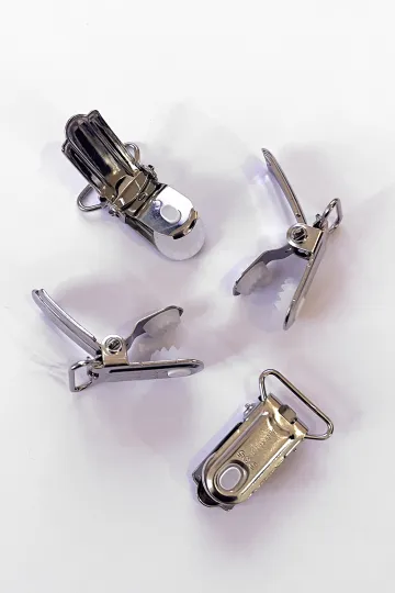 Lot de 10 pinces bretelle - 18 mm
