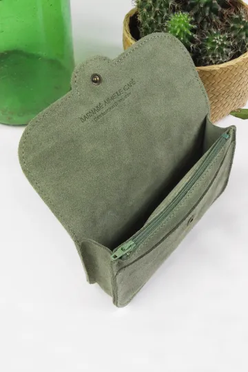 Portefeuille femme - Pipa - Panthère émeraude