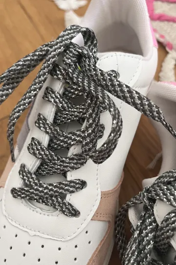 Lacets de chaussures lurex - Eléphant