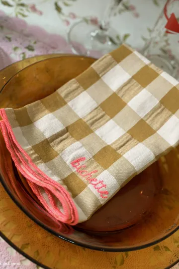 Serviette de Table moutarde - Bichette