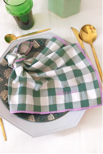 Serviette de Table sauge - Dolce vita