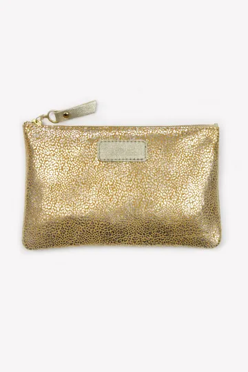 Pochette cuir - Gabrielle - Panthère