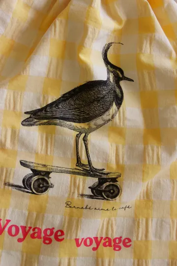 pochon de rangement vichy serigraphie