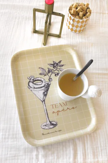 Plateau en bois de bouleau - Team Apéro