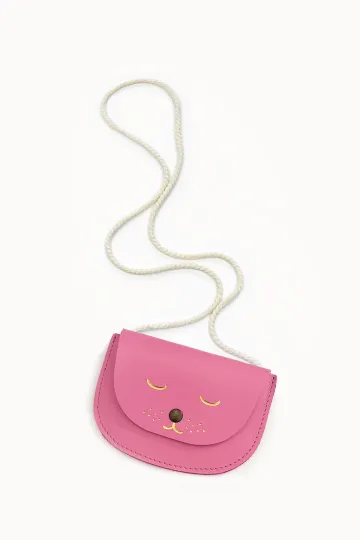 Sac cuir Minette - Bubble gum