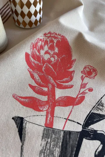 TORCHON DE CUISINE SÉRIGRAPHIÉ - Cafetière