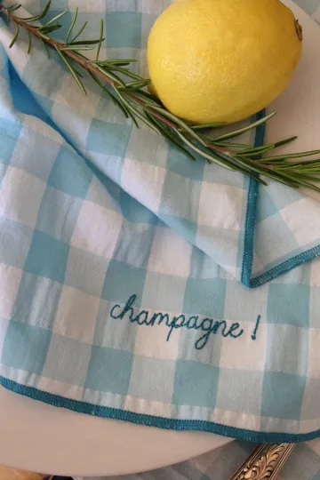 Serviette de Table Lagon - Champagne